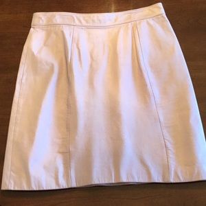 Pink leather skirt. Size 10